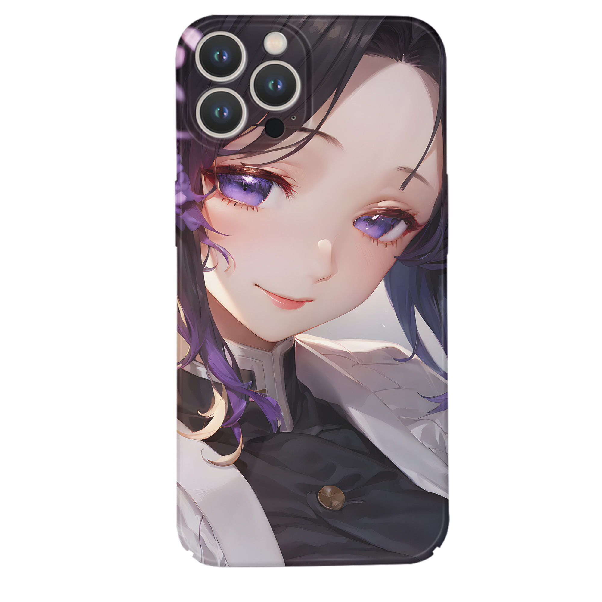 （画像用） 鬼滅の刃（きめつのやいば）蟲柱-胡蝶 しのぶ／こちょう しのぶ Kochou Shinobu 【iPhone 14シリーズ対応】ハードケース